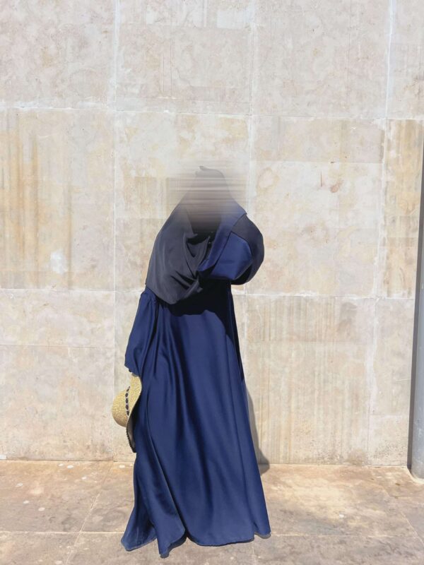 Abaya Colombiana Tissu en Soie de Médine – Image 4