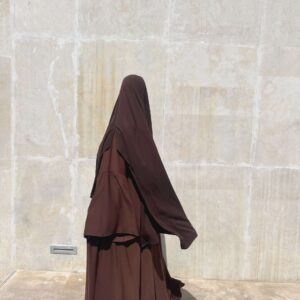 Abaya Colombiana Tissu en Soie de Médine