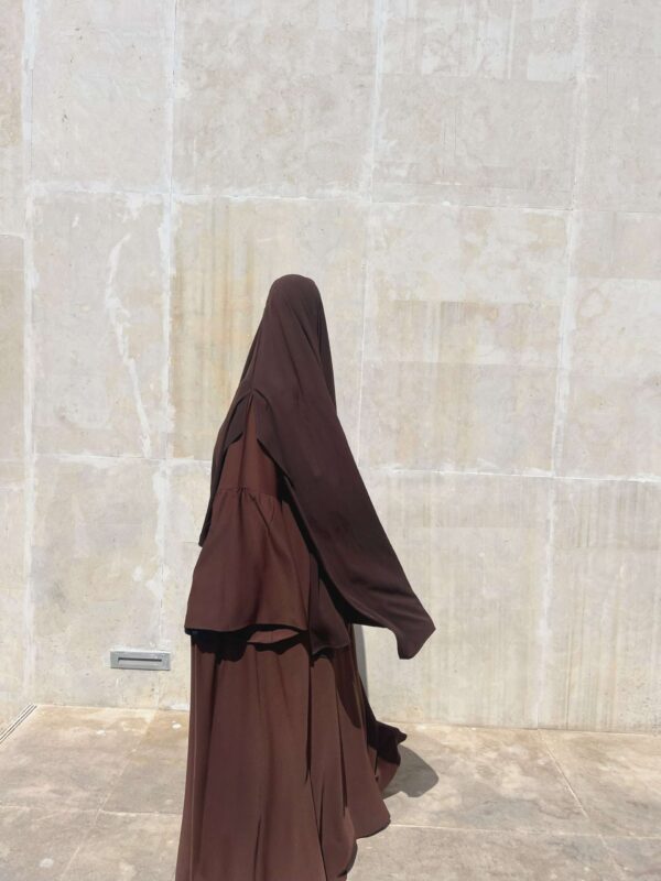 Abaya Colombiana Tissu en Soie de Médine