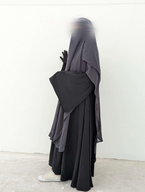 Abaya Colombiana Tissu en Soie de Médine – Image 6