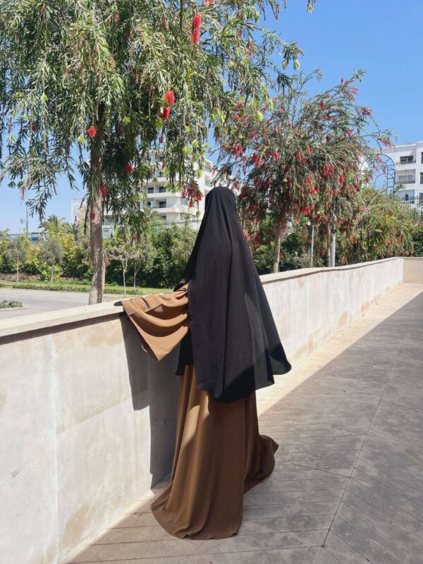 Abaya Colombiana Tissu en Soie de Médine – Image 5