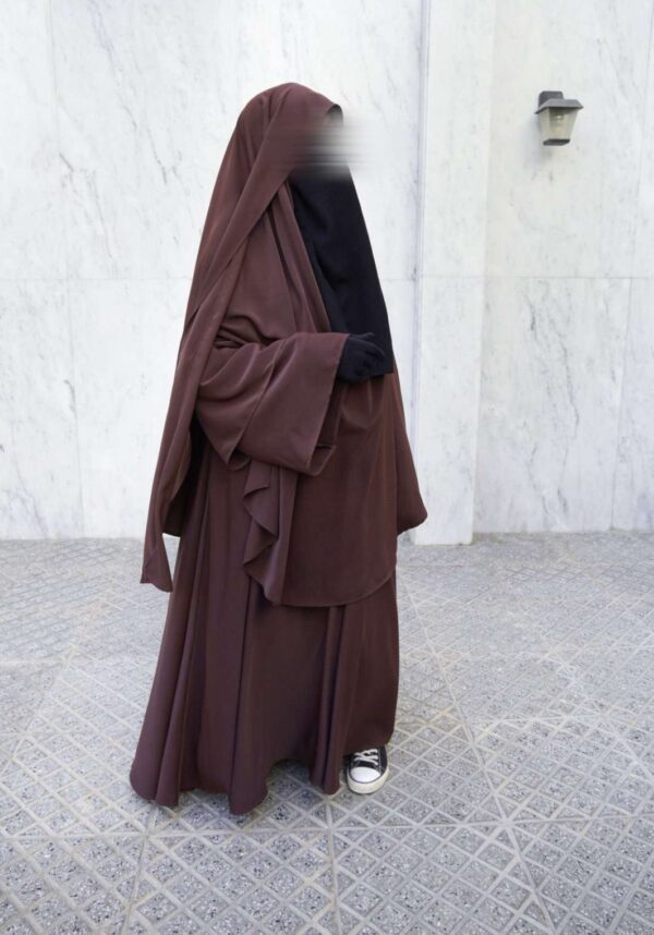 Abaya Korea Tissu Soie de Médine – Image 4