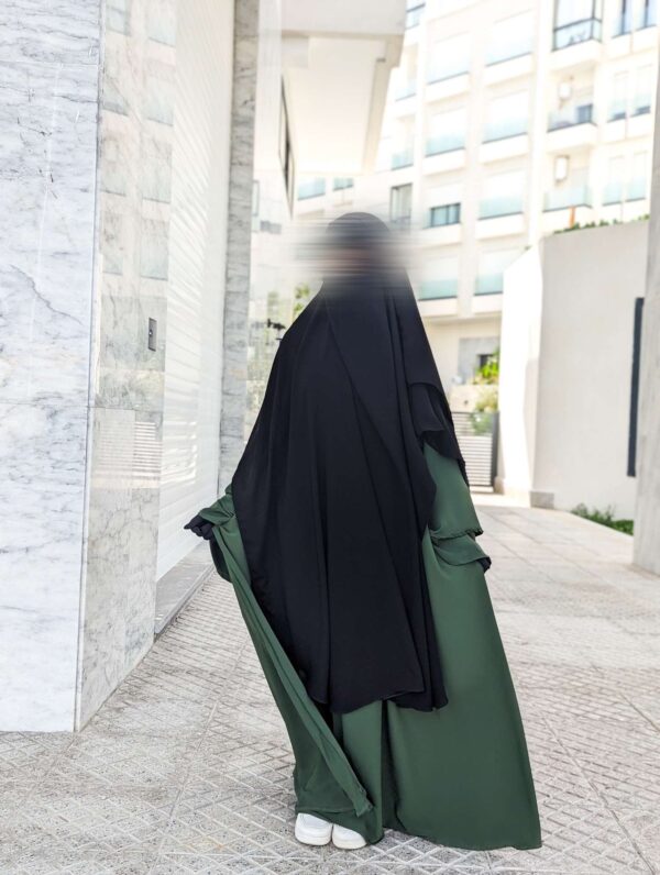 Abaya Korea Tissu Soie de Médine – Image 2