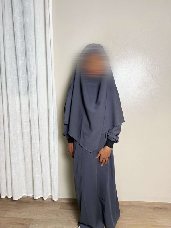 Abaya manches droites Petite Fille – Image 4