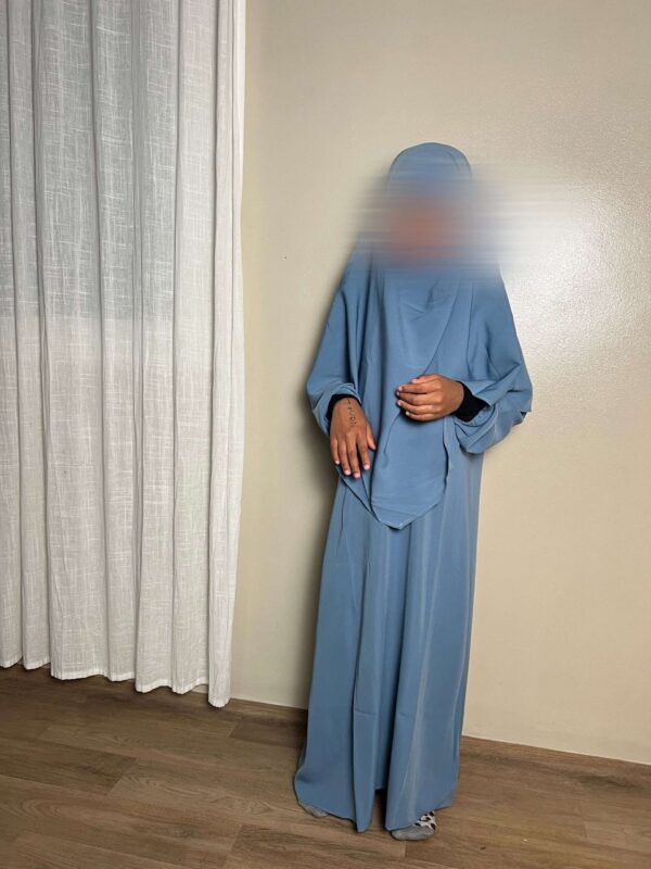 Abaya manches droites Petite Fille – Image 3