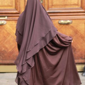 Khimar Flowy 2 voiles Mousseline