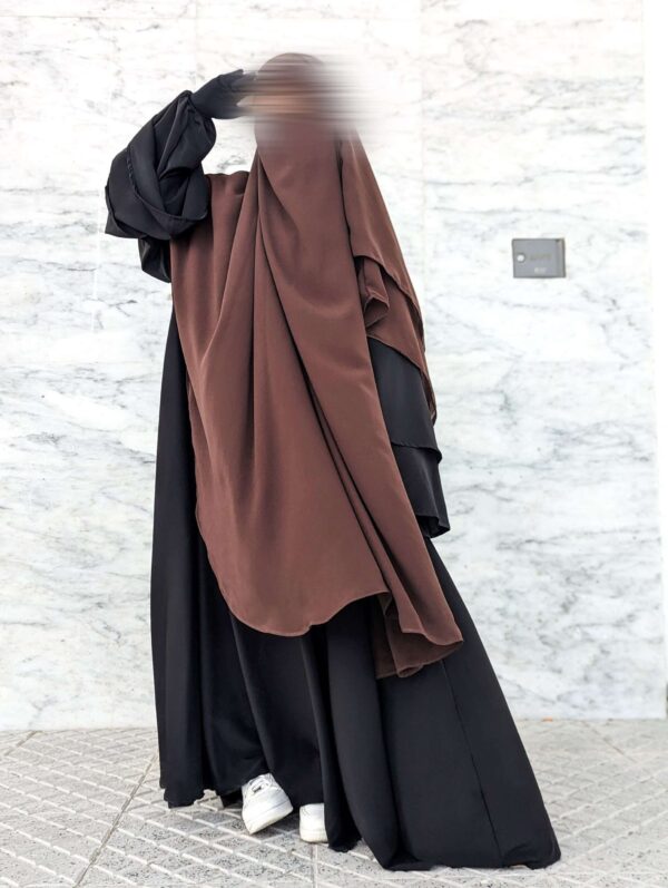 Abaya Korea Tissu Soie de Médine