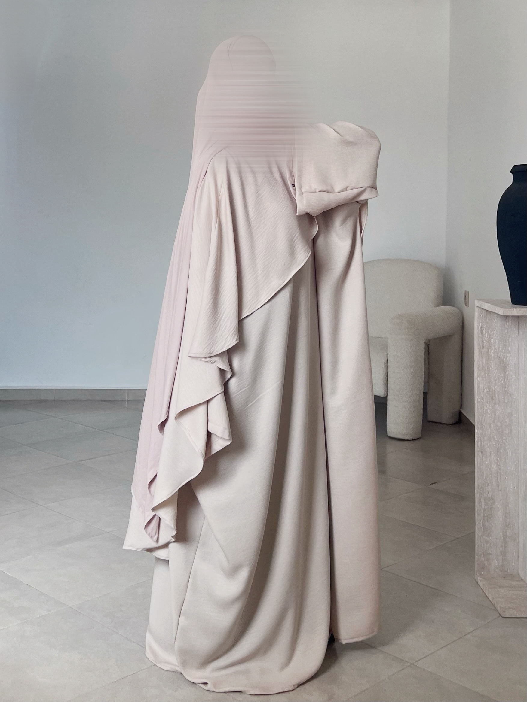 Set Miraï effet lin froissé