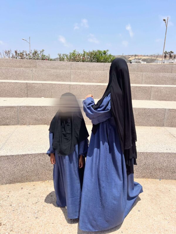 Abaya Russia effet lin – Image 5