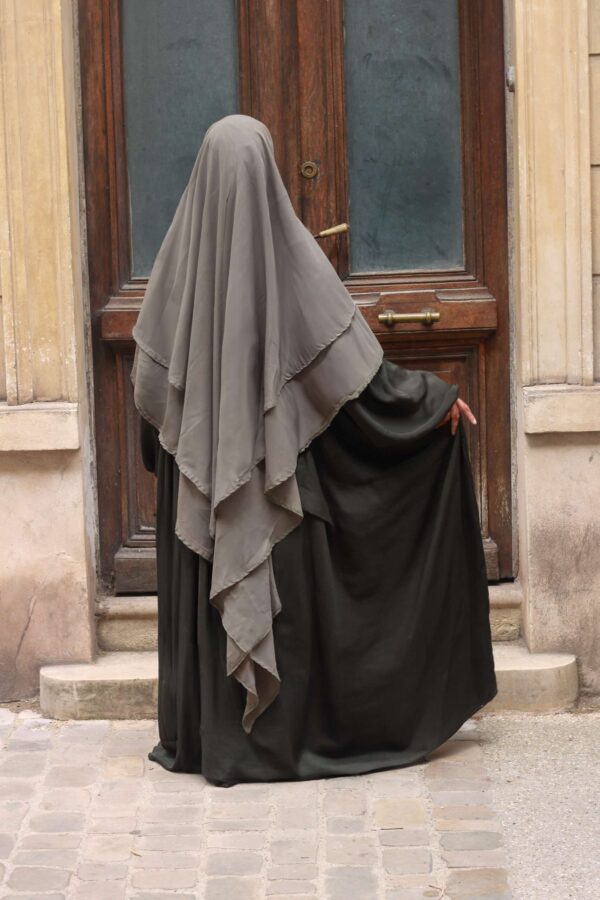 Khimar Flowy 2 voiles Mousseline – Image 3