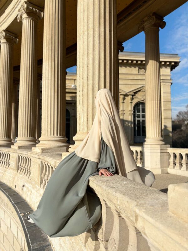 Abaya Russia Wool Peach