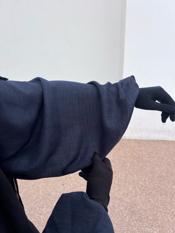 Abaya Russia effet lin – Image 12