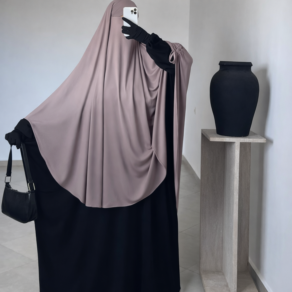 Khimar Hidaya – Coton stretch premium – Image 3